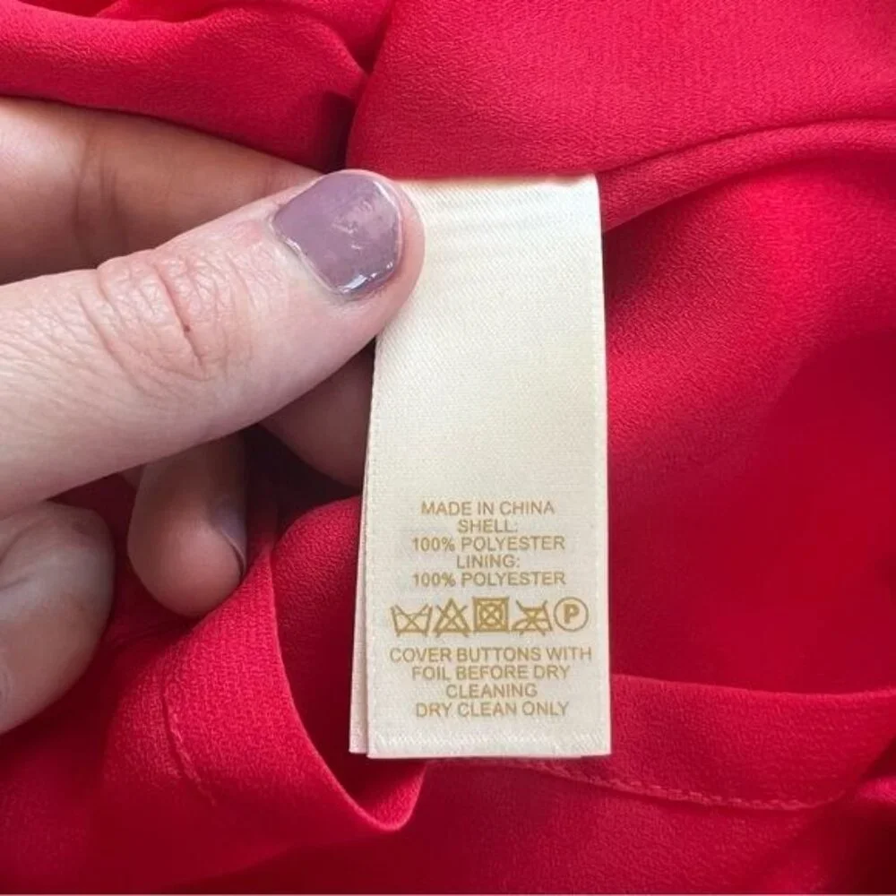 Kate Spade New York Pink Short Sleeve Dress - 00 - Picture 5 of 6